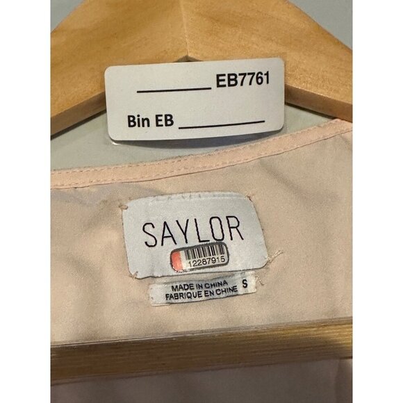 Saylor Beige/White Floral Mermaid Lacy Dress Size Small - Picture 10 of 10